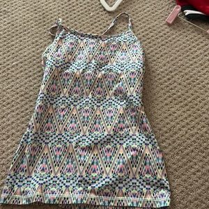 multi- colored ivivva tank top, size 12 ( girls )